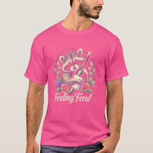 Gefühl Ferro Raccoon Funny Raccoon Meme Women T-Shirt