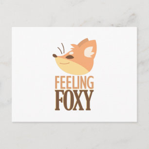 Gefühl Foxy Postkarte