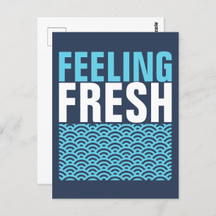 Gefühl Fresh Postkarte