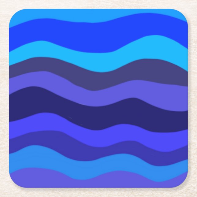 Gefühl für Papier Untersetzer blau (Vorderseite)