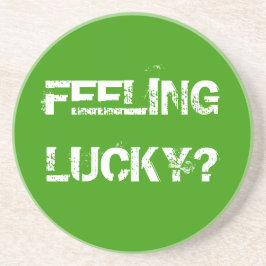 GEFÜHL GLÜCKLICH? SANDSTEIN UNTERSETZER