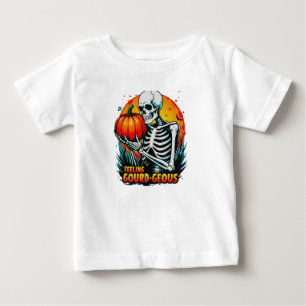 'Gefühl Gourd-geous' Skeleton Hand Halloween T-Shi Baby T-shirt