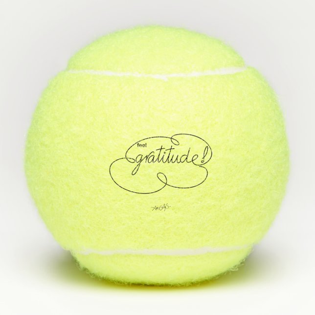 Gefühl GRATITUDE - Bold Cloud S Tennis Ball (Vorderseite)