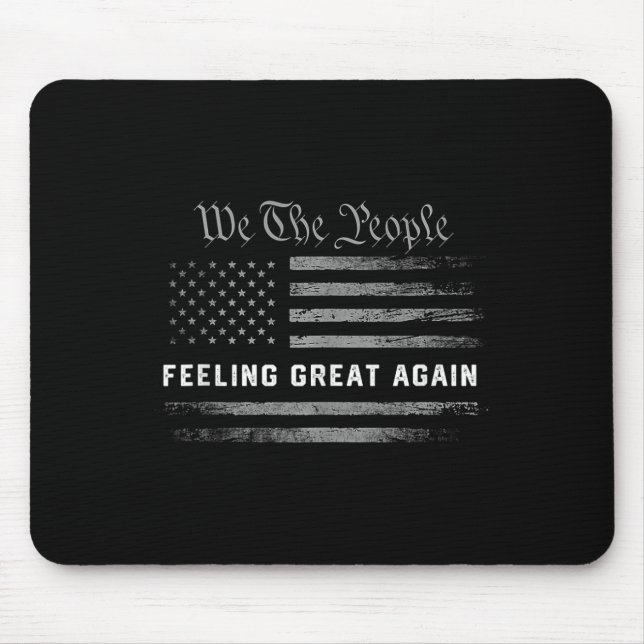 Gefühl Great Again Trump 2024 Mousepad (Vorne)
