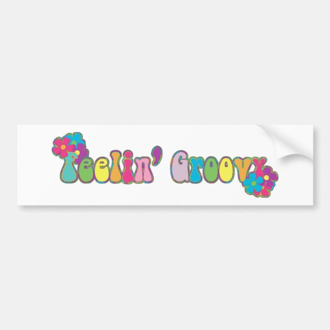 Gefühl Groovy Autoaufkleber (Vorne)