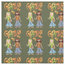 Gefühl Groovy Illustriert Seventies Cartoon