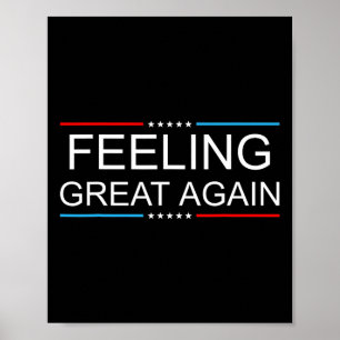 Gefühl Große Wiedereinführung Trumps Tag der Amtse Poster