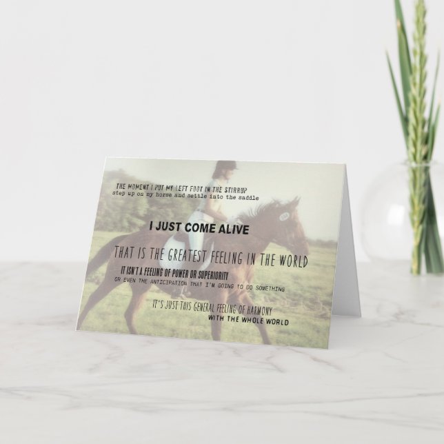 GEFÜHL HARMONY Grußkarte Dankeskarte (Vorderseite)