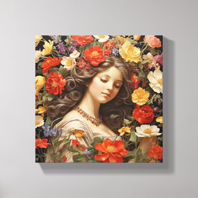 Gefühl hoffnungsvoll. leinwanddruck (Vorderseite)