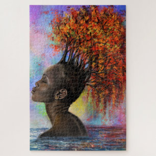 Gefühl Jigsaw Puzzle Painting im Herbst