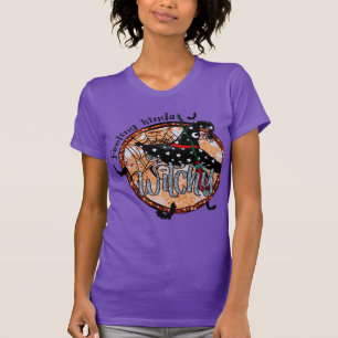 Gefühl Kinda Witchy - Halloween-Hut T-Shirt