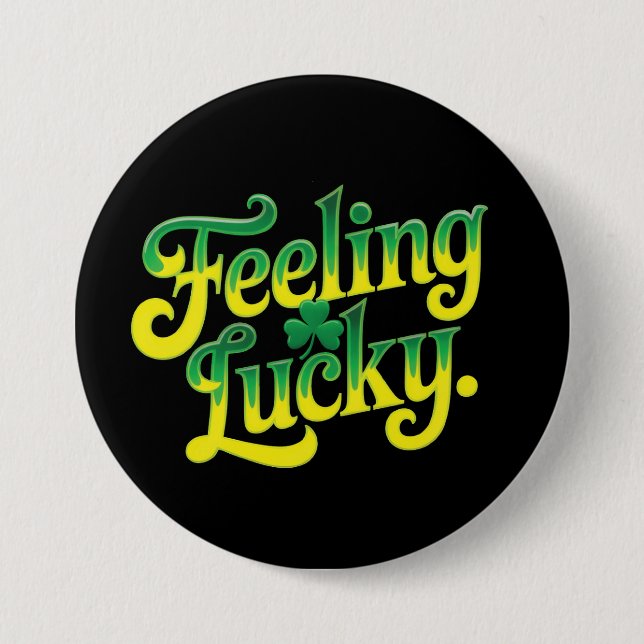 Gefühl Lucky Button (Vorderseite)