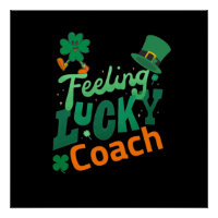 Gefühl Lucky Coach für den irischen Heiligen Patri