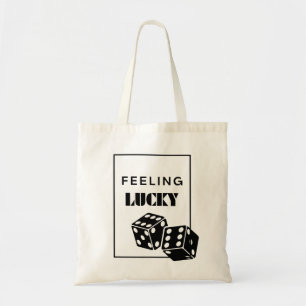 Gefühl Lucky, Lucky Girl, Luckiest Girl, Black Tragetasche
