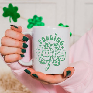 Gefühl Lucky   St. Patrick's Day Kaffeetasse