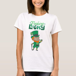 Gefühl Lucky St. Patrick's Day Leprechaun T-Shirt