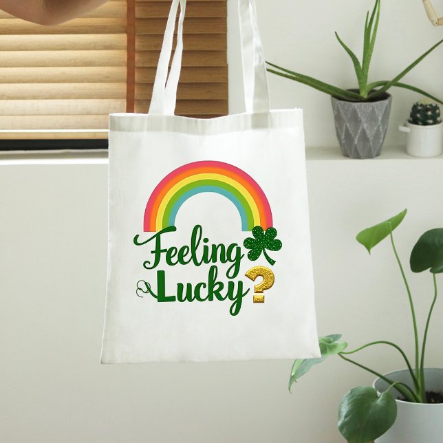 Gefühl Lucky St. Patrick's Day Tote Bag Tragetasche (Von Creator hochgeladen)