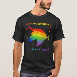 Gefühl Magical aber auch Stabby Funny Unicorn T Sh T-Shirt