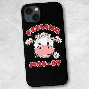 Gefühl Moo-dy   Niedlicher Kuhpreis für Cartoon Case-Mate iPhone Hülle