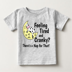 Gefühl müde & zornig? Es gibt ein Nickerchen für d Baby T-shirt