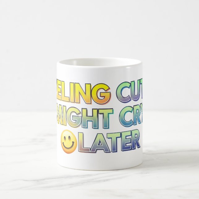 Gefühl niedlich kaffeetasse (Mittel)
