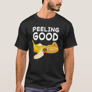 Gefühl Peeling gute Banana Ball Python Schlange Re T-Shirt