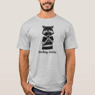 Gefühl Sinister Funny Raccoon T-Shirt