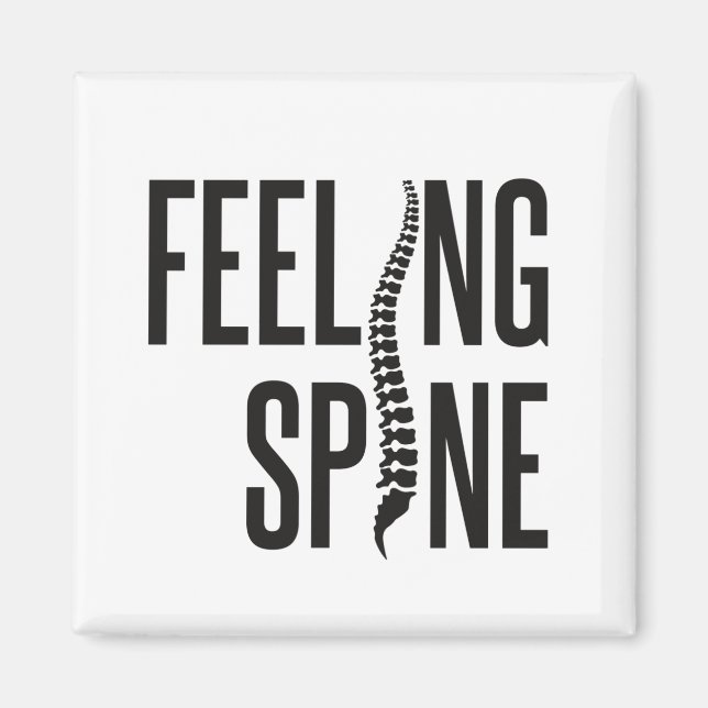 Gefühl Spine Chiropraktiker Magnet (Vorne)