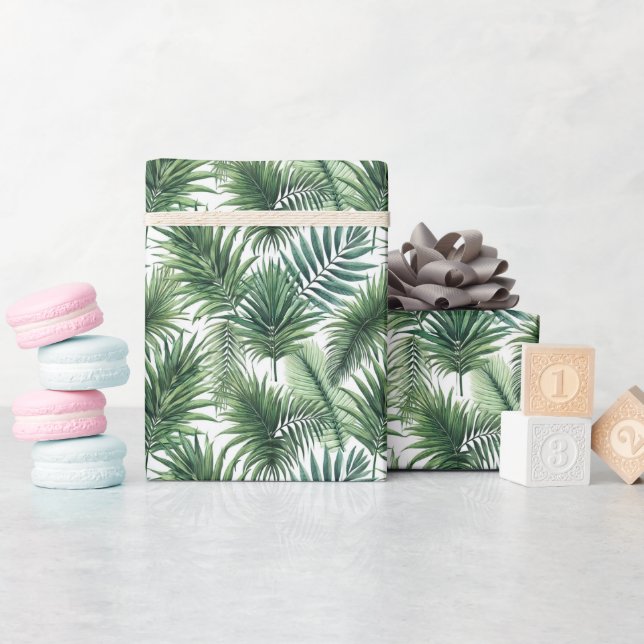 Gefühl Tropical Geschenkpapier (Babyparty)