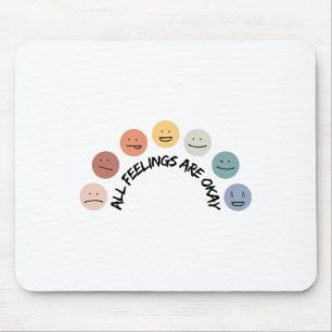 Gefühl über emotionale Gesichter psychische Gesund Mousepad