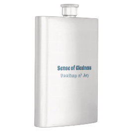 Gefühl von Gladness, Gefühl von Joy Classic Flask Flachmann