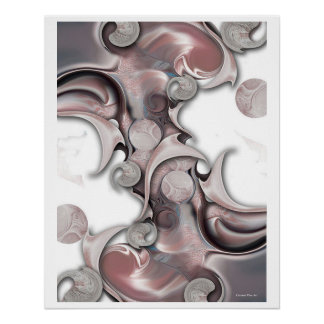 "Gefühl vs Projection", Glossy Poster