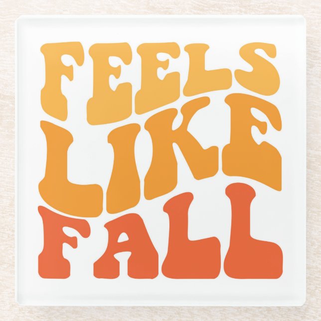 Gefühl wie Fall Glasuntersetzer (Vorderseite)