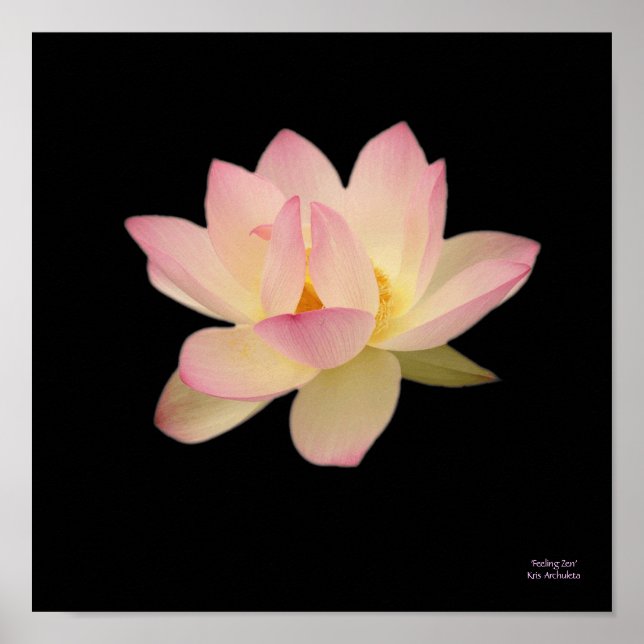 Gefühl Zen-Poster Poster (Vorne)