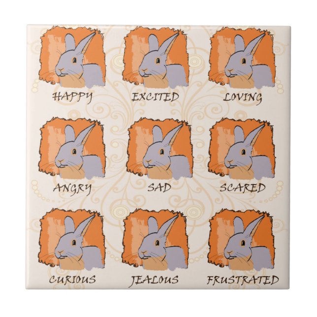 GEFÜHLE - FLIEDER FLIESE (Vorderseite)