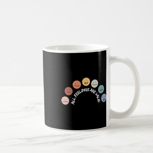 Gefühle sind gültig Monat E Kaffeetasse (Rechts)