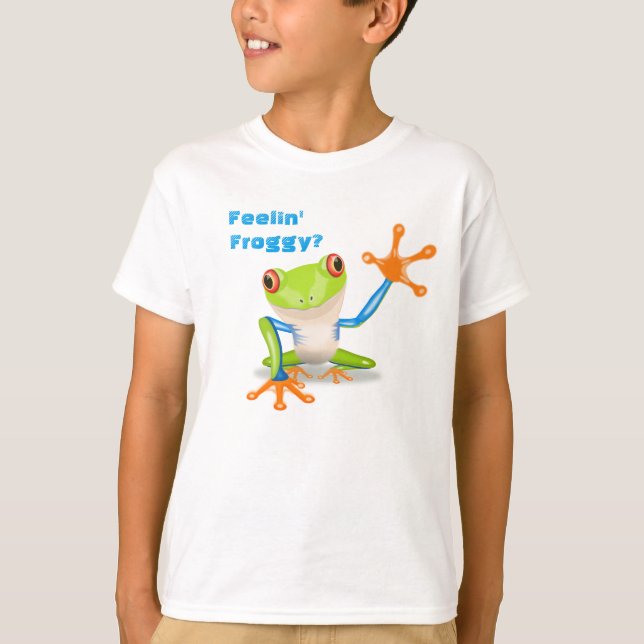 GefühlFroggy? - Baum-Frosch T-Shirt (Vorderseite)
