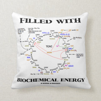 Gefüllt mit biochemischer Energie (Krebs Zyklus) Kissen