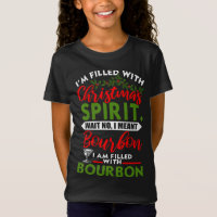 gefüllt mit Weihnachtsgeist Bourbon Funny Xmas Da