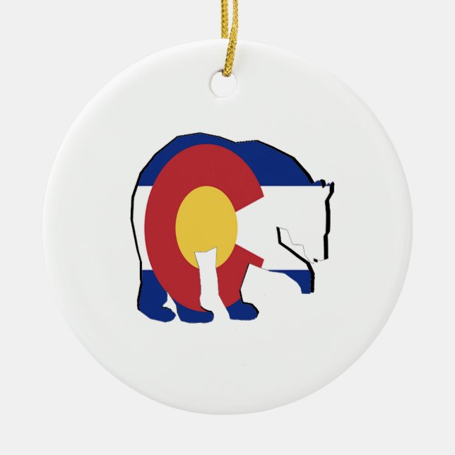 GEFUNDEN IN COLORADO KERAMIKORNAMENT (Vorne)