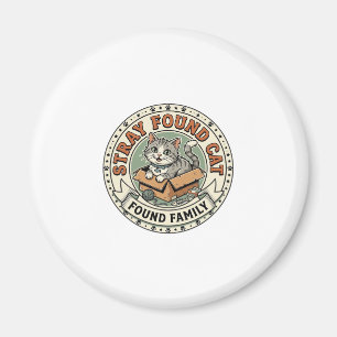 Gefundene Familie Streunende Katze Gefundene Famil Magnet
