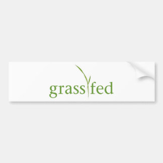 Gefüttert Gras Autoaufkleber