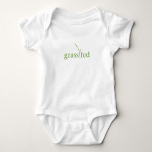 Gefüttert Gras Baby Strampler