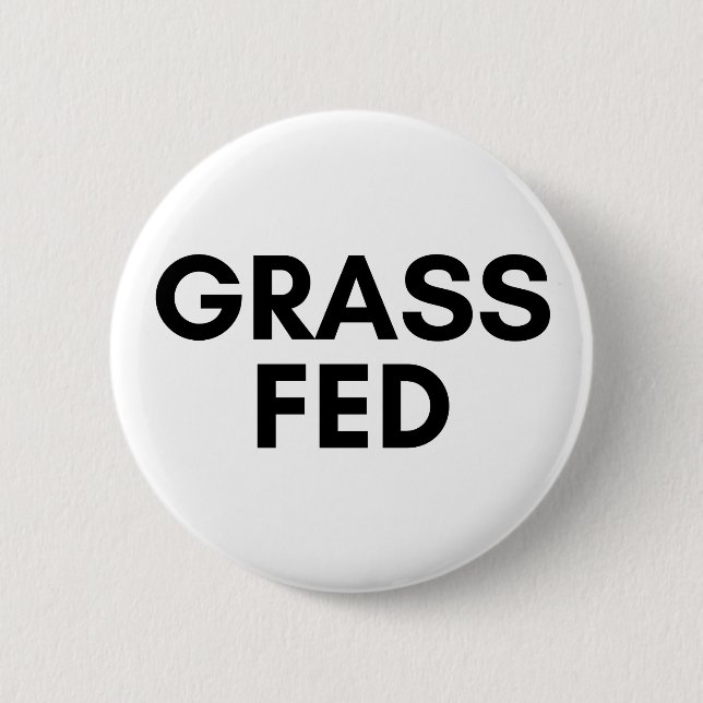 gefüttert Gras Button (Vorderseite)