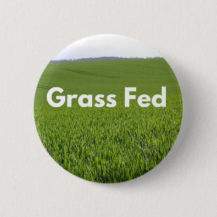 Gefüttert Gras Button
