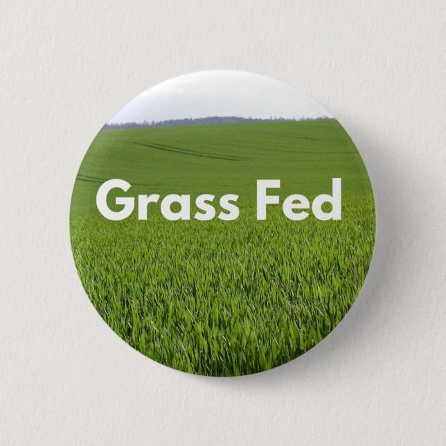Gefüttert Gras Button (Vorderseite)