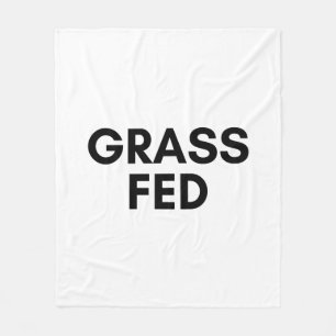 gefüttert Gras Fleecedecke
