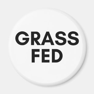 gefüttert Gras Magnet