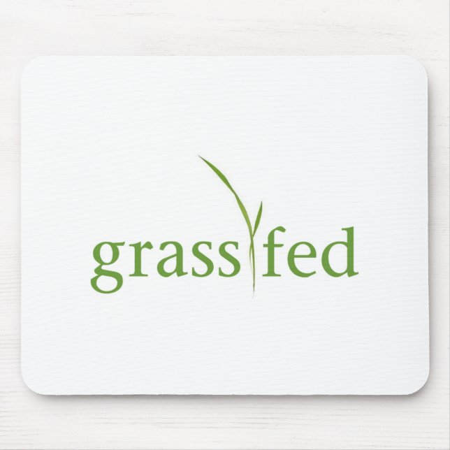 Gefüttert Gras Mousepad (Vorne)