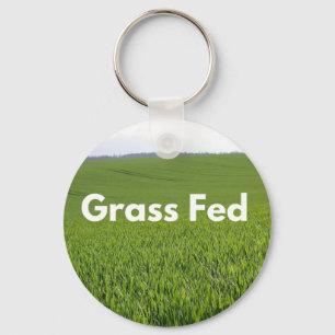 Gefüttert Gras Schlüsselanhänger